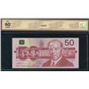 Image 2 : Bank of Canada $50, 1988 - Low Serial Number