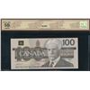 Image 2 : Bank of Canada $100, 1988 - Low Serial Number