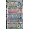 Image 1 : Bank of Canada $1 to $20 - Low Serial Numbered Set #976