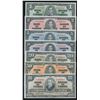 Image 1 : 1937 Bank of Canada $1-$100 Gordon - Towers Signature Set