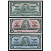 Image 2 : 1937 Bank of Canada $1-$100 Gordon - Towers Signature Set