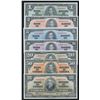 Image 1 : 1937 Bank of Canada $1-$100 Coyne - Towers Signature Set