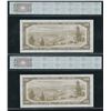 Image 2 : Bank of Canada $100, 1954 - Lot of 2 Consecutives