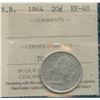 Image 1 : 1864 New Brunswick Twenty Cents