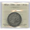 Image 1 : 1880 Newfoundland Fifty Cents