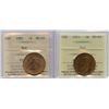 Image 1 : 1901 & 1911 One Cent - Lot of 2