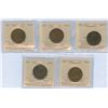 Image 1 : Large Cents - Lot of 5 ICCS Graded