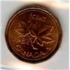 Image 2 : 1982 One Cent - ICCS MS-66. Red.
