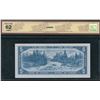 Image 2 : Bank of Canada $5, 1954 - Changeover Prefix