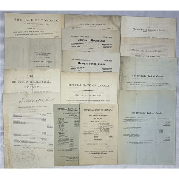 Banking Ephemera Lot
