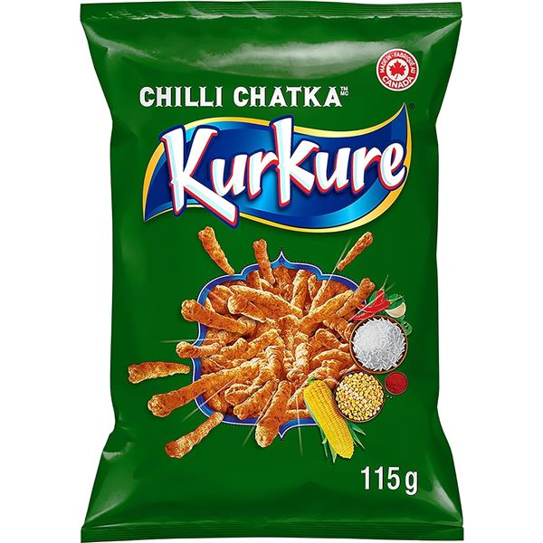 NEW CASE WITH 30 BAGS OF KURKURE CHILLI CHATKA