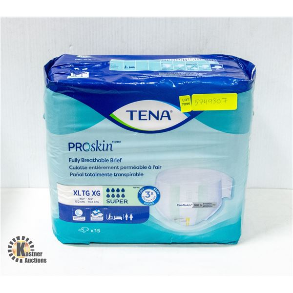 NEW TENA SIZE XL PROSKIN SUPER PROTECTIVE NIGHT