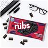Image 2 : NEW CASE OF BLACK NIBS TWIZZLERS - 24 PACKS OF 75G