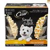 Image 1 : NEW BOX OF 8 CESAR SIMPLY CRAFTED DOG FOOD MEALS