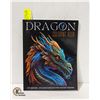 NEW PAPERBACK DRAGON COLOURING BOOK