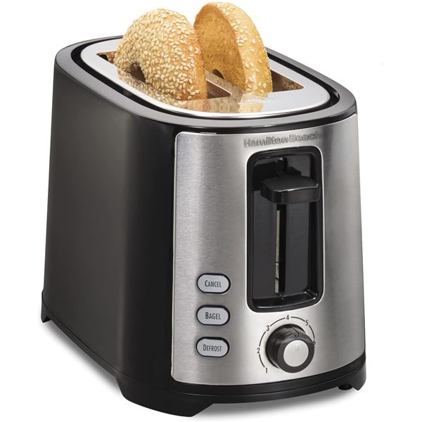 NEW HAMILTON BEACH 2 SLICE EXTRA WIDE SLOT TOASTER