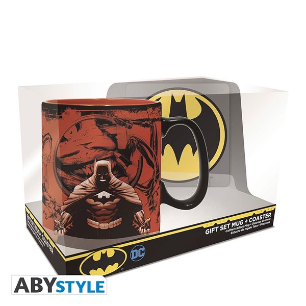 NEW DC BATMAN GIFT SET MUG + COASTER