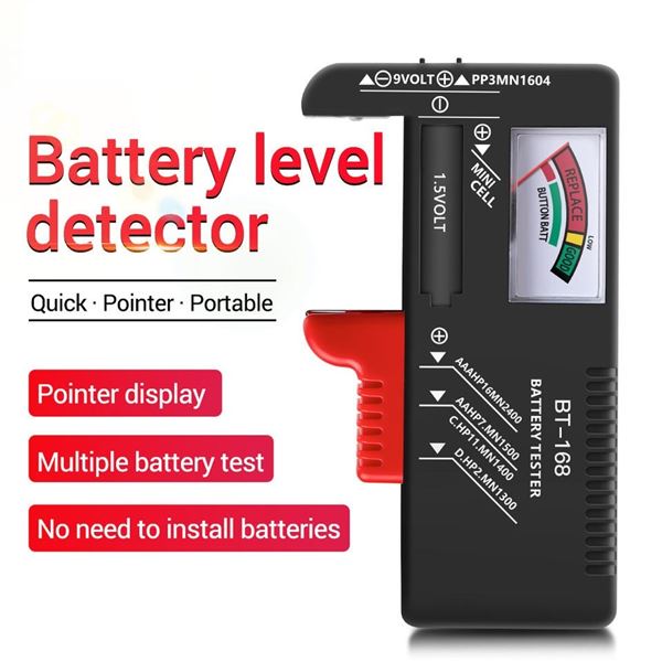 NEW COLOR CODED MULTIPLE BATTERY TESTER