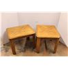 Image 1 : *(2 X BID PRICE) Matching Wooden End Tables (25" x 21")