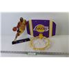 Image 1 : Toy Lakers Basketball Hoop - Lakers Kobe Bryant #24 Figure