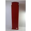 Image 8 : Wooden Telephone Booth Display Cabinet - Décor Item (8"w x 6 1/2"d x 33 3/4")