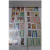 Image 3 : (12) Album Pages of Various Sports Collector Cards - 100 + Cards