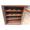 Image 4 : *Wooden Wine Cabinet with Cracked Marble Top - 26" x 17" x 39" Tall