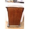 Image 6 : *Wooden Wine Cabinet with Cracked Marble Top - 26" x 17" x 39" Tall