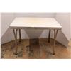 Image 1 : * Vintage Chrome Trim Dining Table - 25" x 40" x 30"