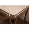 Image 3 : * Vintage Chrome Trim Dining Table - 25" x 40" x 30"