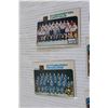 Image 3 : (5) 1970s NHL Team Photo Hockey Cards