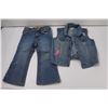 Image 2 : Brand Name Jeans, Denim Vest, Sequined Shirt, Tee Shirt, Long Sleeved Shirt-size 3T-4T