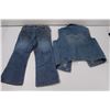 Image 3 : Brand Name Jeans, Denim Vest, Sequined Shirt, Tee Shirt, Long Sleeved Shirt-size 3T-4T