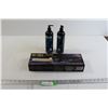 Image 1 : Hot Tools 24k Gold Curling Iron - NIB, (2) Shampooheads Cleansing Shampoo Bottles
