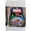 Image 3 : (3) Marvel Motorcycle Toys - Sealed