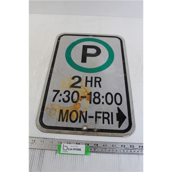 Parking Sign - 12" x 18"