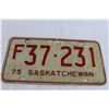 Image 3 : Pair of Saskatchewan 1975 License Plates