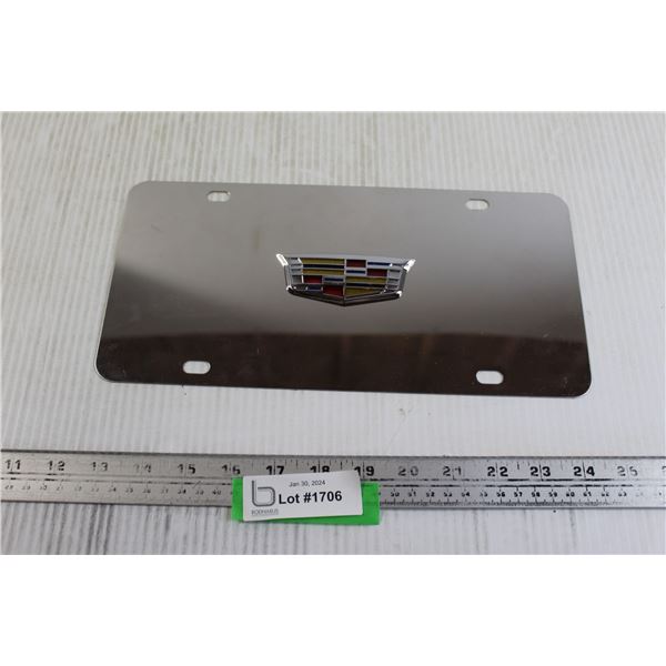 Cadillac Decorative License Plate