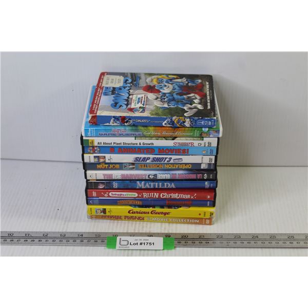 (12) Children's DVD Movies