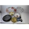 Image 7 : Bakeware, Plastic Serving Dishes, Variety of Bowls, Kitchen Utensils