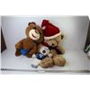 Image 1 : (2) Teddy Bears, (1) Saskatoon Blades Stuffed Toy