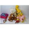 Image 5 : (5) Stuffed Toys, Cushion, Christening Stuffie, etc.