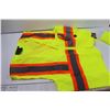 Image 2 : (2) Safety Vests (Folds into Pocket - New) One Size Fits All