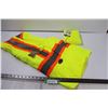 Image 1 : (2) Safety Vests (Folds into Pocket - New) One Size Fits All