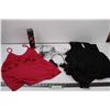 Image 1 : Pink Women's Top (XS), Women's Black Tank Top (10), Headset, Fire Detector, Charger, Fit Gel