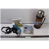 Travel Thermos, Small/Medium Dog Head Harness, Earmuffs