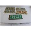 Image 1 : (5) Saskatchewan License Plates - 1965, 1971, 1976
