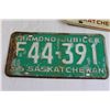 Image 4 : (5) Saskatchewan License Plates - 1965, 1971, 1976