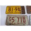 Image 2 : (4) Saskatchewan License Plates - 1963, 1967, 1972, 1973