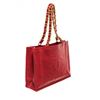 Image 2 : Chanel Red Lambskin Chain Shoulder Bag